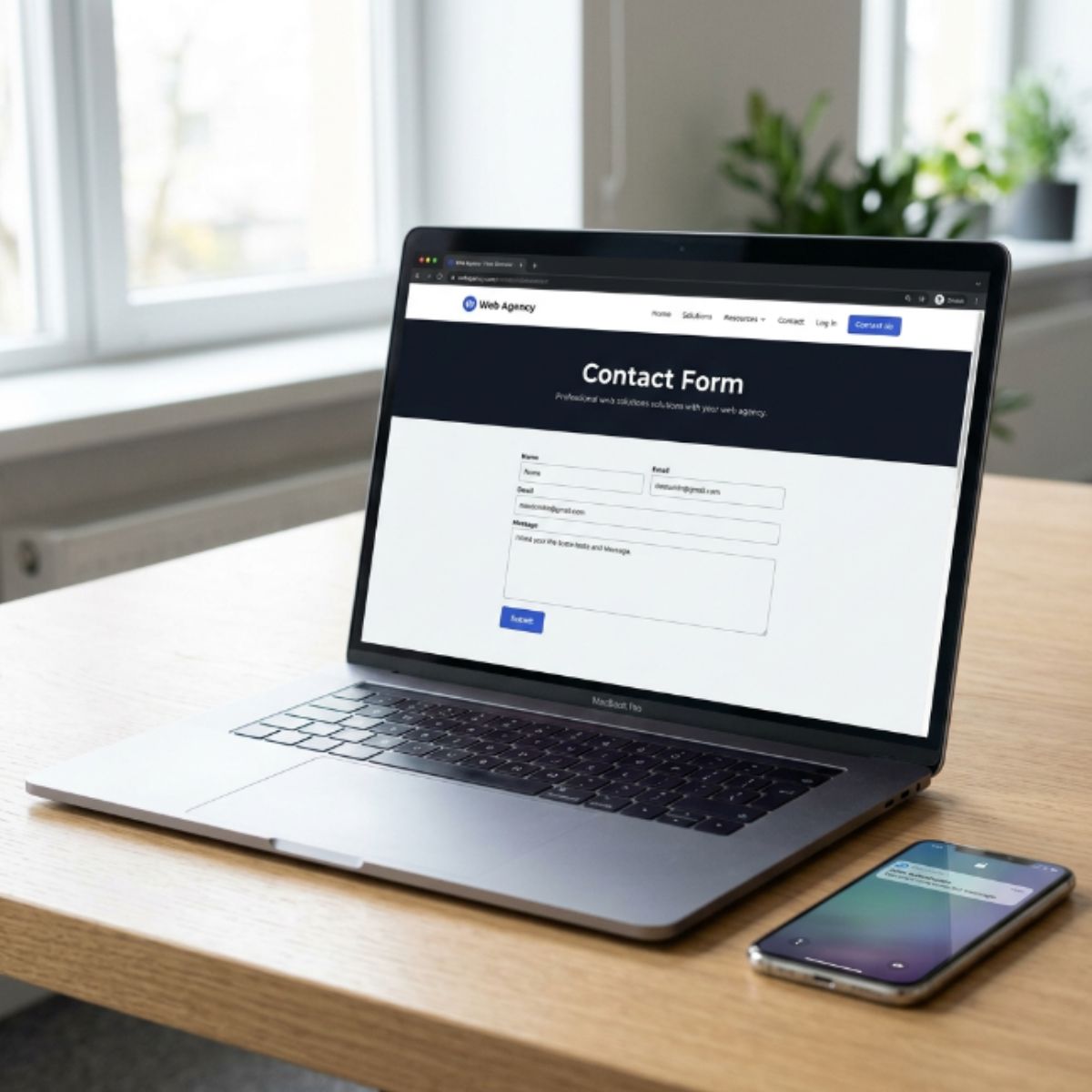 Contact Form & Email Setup